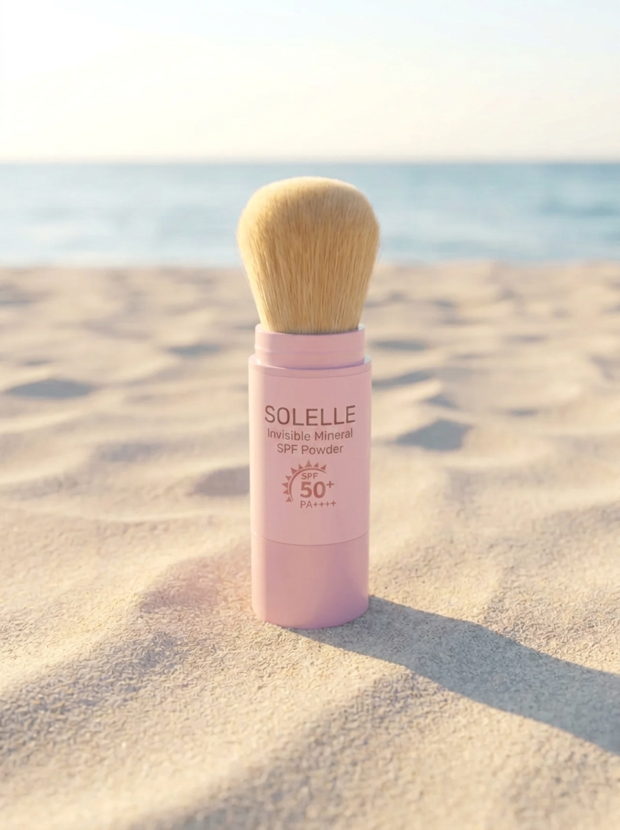 SOLELLE Invisible Mineral SPF Powder brush