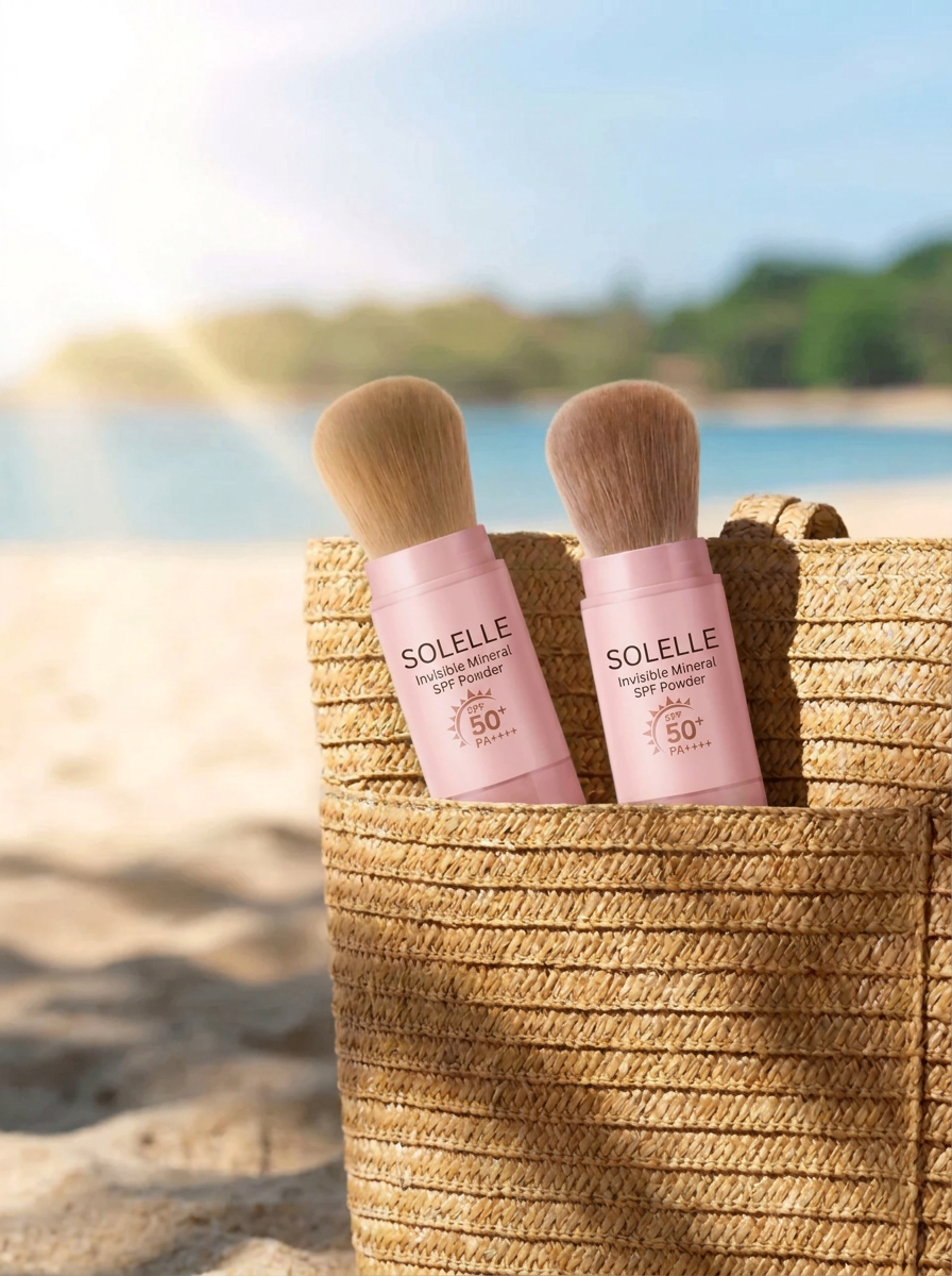 SOLELLE Invisible Mineral SPF Powder brush