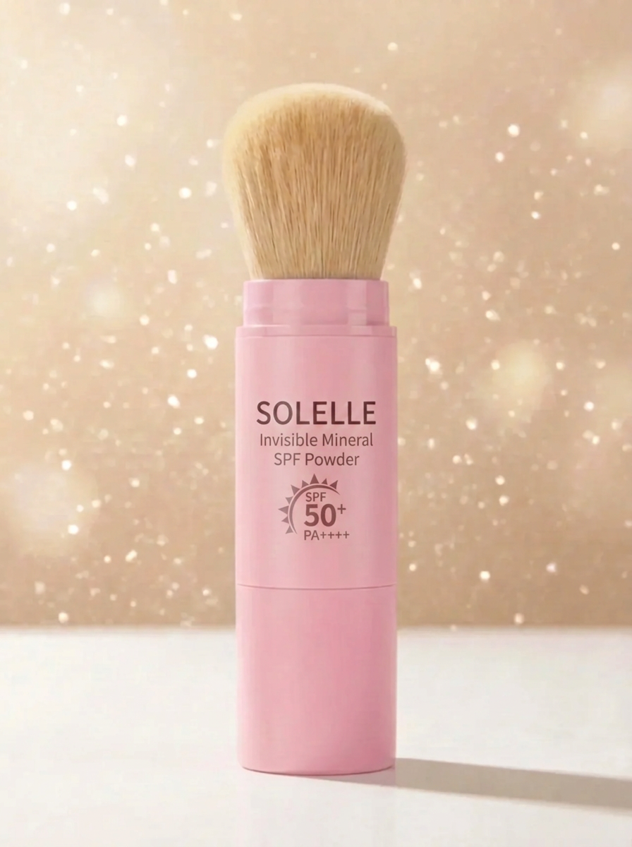 SOLELLE Invisible Mineral SPF Powder brush