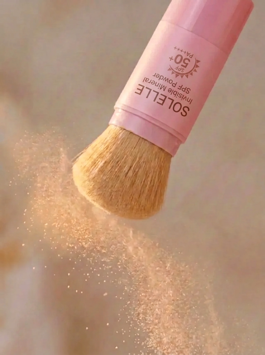 SOLELLE Invisible Mineral SPF Powder brush